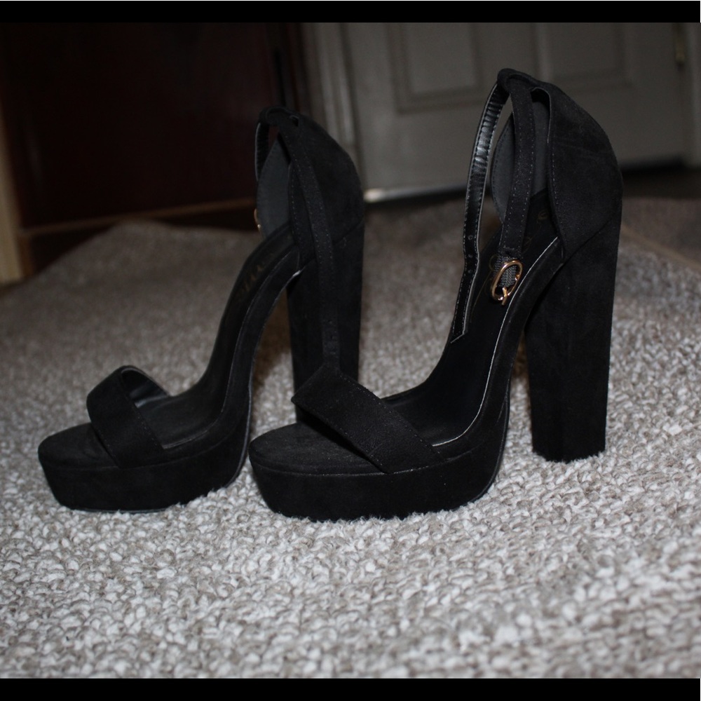 Black heels